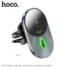 hoco. CA91 Magic Magnetic Wireless Fast Charging Car Mount 53465 Gray