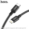 hoco. X14 iPhone Lightning Double Speed PD Charging Cable 52192 Black(L=1M)