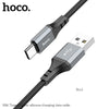 hoco. X86 Type-C Silicone Charging Cable 78000 Red