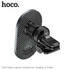 hoco. CA91 Magic Magnetic Wireless Fast Charging Car Mount 53465 Gray