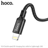 hoco. X14 iPhone Lightning Double Speed PD Charging Cable 52192 Black(L=1M)