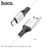 hoco. X86 Type-C Silicone Charging Cable 78000 Red