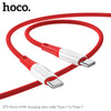hoco. X70 Type-C to Type-C Vanco 60W Charging Cable White