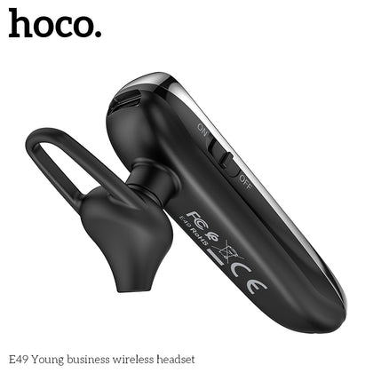 hoco. E49 Easy Song Business Bluetooth Headset 24694 Black
