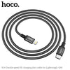hoco. X14 iPhone Lightning Double Speed PD Charging Cable 52192 Black(L=1M)