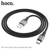 hoco. X86 Type-C Silicone Charging Cable 78000 Red