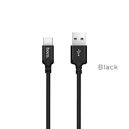 hoco. X14 Type-c Double Speed Charging Cable Black(L=1M)