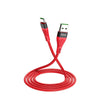 hoco. U53 USB to Type-C charging data cable 1.2m Red