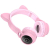 hoco. W27 Cat ear wireless V5.0 headphones Pink