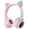 hoco. W27 Cat ear wireless V5.0 headphones Pink