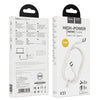 hoco. X51 Type-C to Type-C high-power 100W charging data cable white (L=2M)