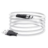 hoco. X53 Angel USB to Type-C silicone charging data cable 1M - White