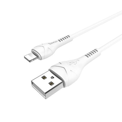 hoco. X37 iPhone Lightning Anti-Bending Charging Cable 1M White