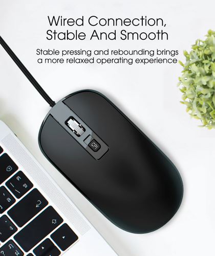 Langtu T4 Wired Silent Mouse