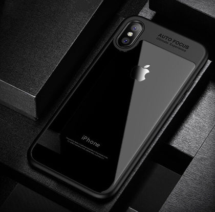 iPhone X Case Luxury silicone Transparent frame case for iPhone X