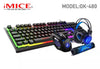 iMICE 4-in-1 Keyboard mouse pad headphone bundle