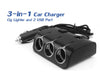 3 in 1 Car Charger Socket