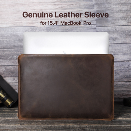 Oxford Genuine Leather Laptop Bag