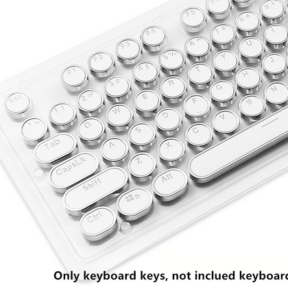 Steampunk Mechanical LED Backlit Keyboard Keycaps