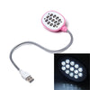 Bright 13 LED Flexible USB Light Desk Lamp