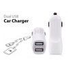 Dual USB Car Charger 1A or 2A Output 